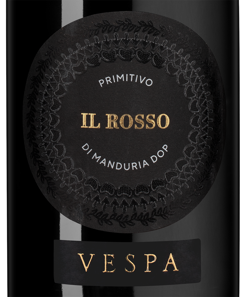 Вино Il Rosso dei Vespa, 2022, (146450), Италия, Апулия, красное, полусухое, 0.75 л, Иль Россо дей Веспа, цена 4990 рублей