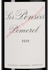Вино Pensees de Lafleur, (132761), красное сухое, 2020, 0.75 л, Пансе де Лафлер цена 34990 рублей