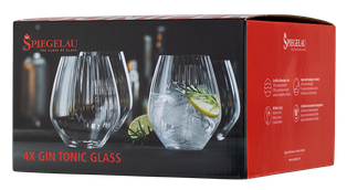 Хрустальные бокалы Набор из 4-х бокалов Spiegelau Lifestyle Mixdrink Gin Tonic для коктейлей и воды