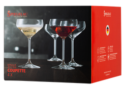 Набор из четырех бокалов Набор из 4-х бокалов Spiegelau Style Coupette для коктейлей