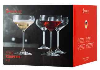 Для коктейлей Набор из 4-х бокалов Spiegelau Style Coupette для коктейлей, (129663), Чешская Республика, 0.29 л, Стайл Купетт цена 3760 рублей