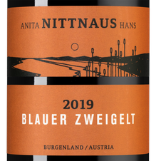 Вино Blauer Zweigelt, (136287), красное сухое, 2019 г., 0.75 л, Блауэр Цвайгельт цена 3290 рублей