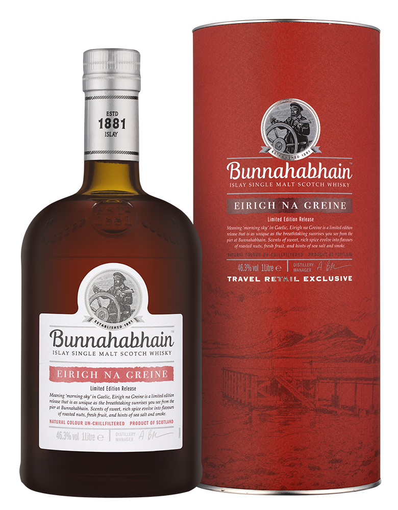 Виски Bunnahabhain Eirigh Na Greine в подарочной упаковке, 1л, (141792), Шотландия, Айла, 1 л, Буннахавэн Эири не Грэйни, цена 15990 рублей