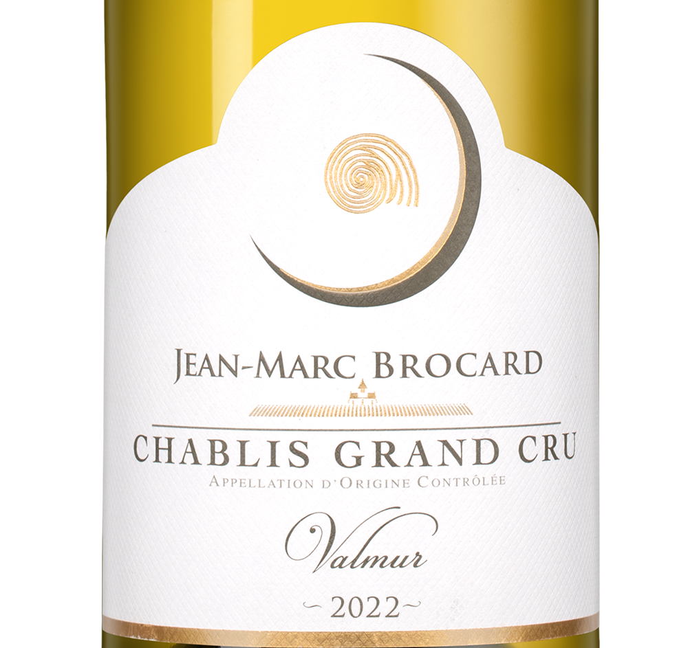 Вино Chablis Grand Cru Valmur, Jean-Marc Brocard (Domaine Sainte-Claire), 2022, (148405), Франция, Бургундия, белое, сухое, 0.75 л, Шабли Гран Крю Вальмюр, цена 23490 рублей