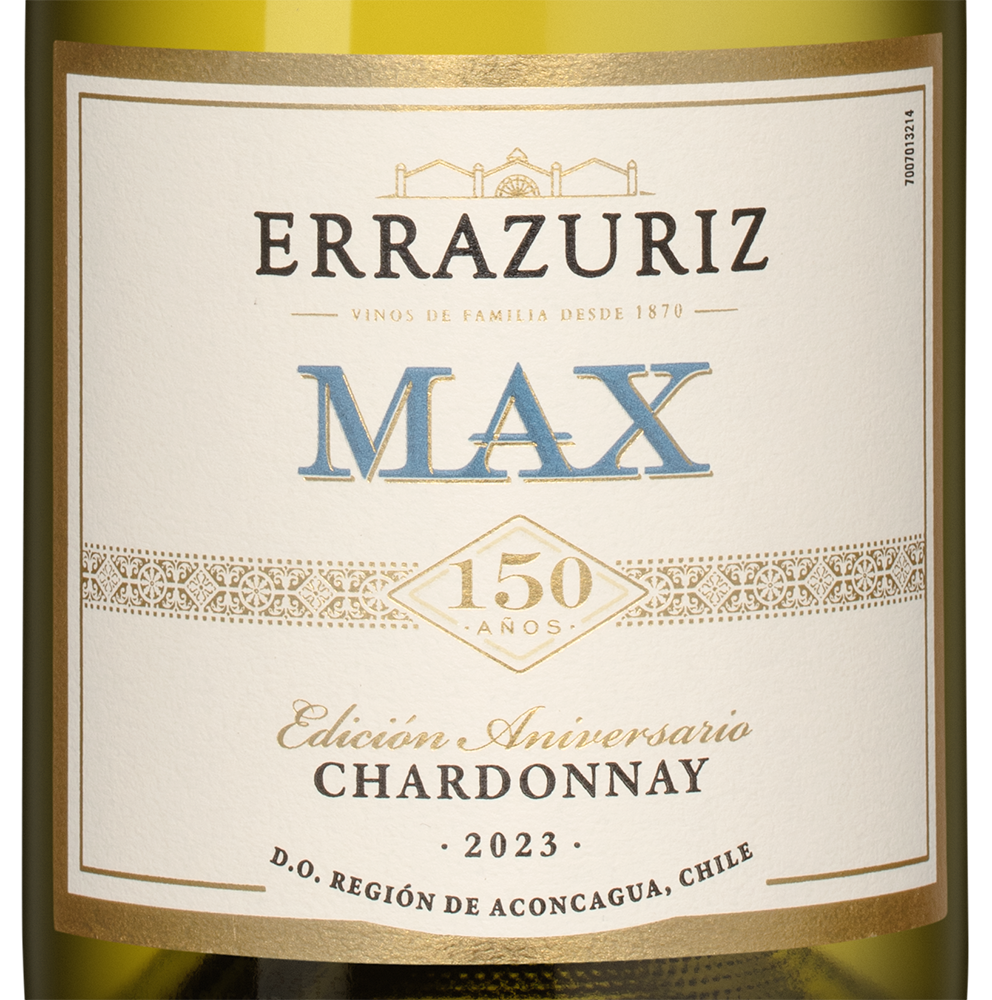 Вино Max Reserva Chardonnay, Errazuriz, 2023, (152157), Чили, Аконкагуа, белое, сухое, 0.75 л, Макс Ресерва Шардоне, цена 3790 рублей