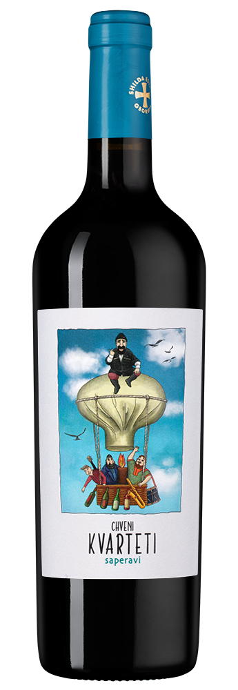 Вино Chveni Kvarteti Saperavi, Shilda Estate, 2023, (154294), Грузия, Кахетия, красное, сухое, 0.75 л, Квартети Саперави, цена 973 рублей