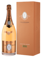 Шампанское Louis Roederer Cristal Rose в подарочной упаковке, (103357), gift box в подарочной упаковке, розовое брют, 2009 г., 1.5 л, Кристаль Розе Брют цена 299990 рублей
