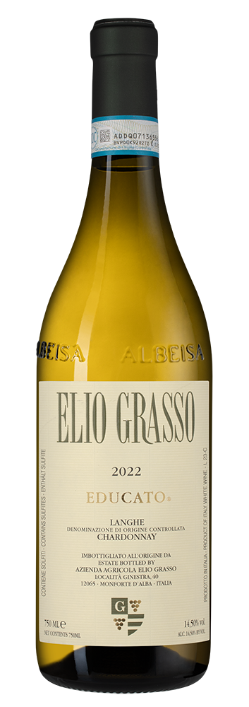 Вино Educato Chardonnay, Elio Grasso, 2022, (145440), Италия, Пьемонт, белое, сухое, 0.75 л, Эдукато Шардоне, цена 8690 рублей