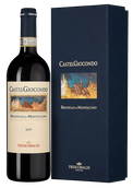 Вино санджовезе из Тосканы Brunello di Montalcino Castelgiocondo в подарочной упаковке