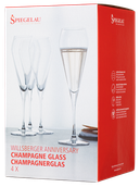 Стекло Хрустальное стекло Набор из 4-х бокалов Spiegelau Willsberger Anniversary для шампанского
