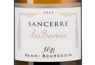 Вино Sancerre Blanc Les Baronnes, (148056), белое сухое, 2023, 0.75 л, Сансер Блан Ле Барон цена 7490 рублей