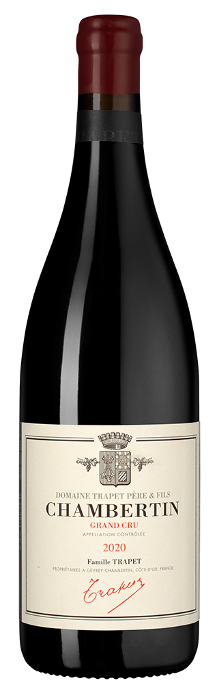 Вино Chambertin Grand Cru, Domaine Trapet Pere et Fils, 2020, (153929), Франция, Бургундия, красное, сухое, 0.75 л, Шамбертен Гран Крю, цена 294990 рублей