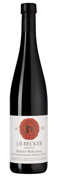 Вино Wallufer Walkenberg Spatburgunder Spatlese, J. B. Becker, 2018