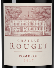 Вино Chateau Rouget, (150763), красное сухое, 2017, 0.75 л, Шато Руже цена 13490 рублей