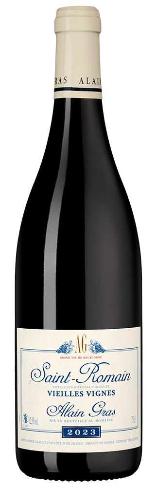Вино Saint-Romain Rouge, Domaine Alain Gras, 2023, (155280), Франция, Бургундия, красное, сухое, 0.75 л, Сен-Ромен Руж, цена 13490 рублей