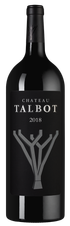 Вино Chateau Talbot, (133117), красное сухое, 2018 г., 1.5 л, Шато Тальбо цена 40010 рублей
