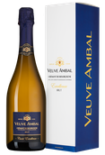 Cuvee Excellence Blanc Brut, Veuve Ambal, 2019 г. в подарочной упаковке