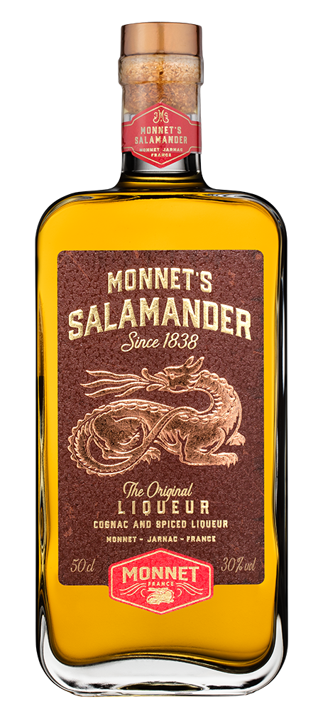 Ликер Monnet's Salamander, 0.5л, (136726), Франция, Коньяк, 0.5 л, Монне'c Саламандер, цена 3690 рублей