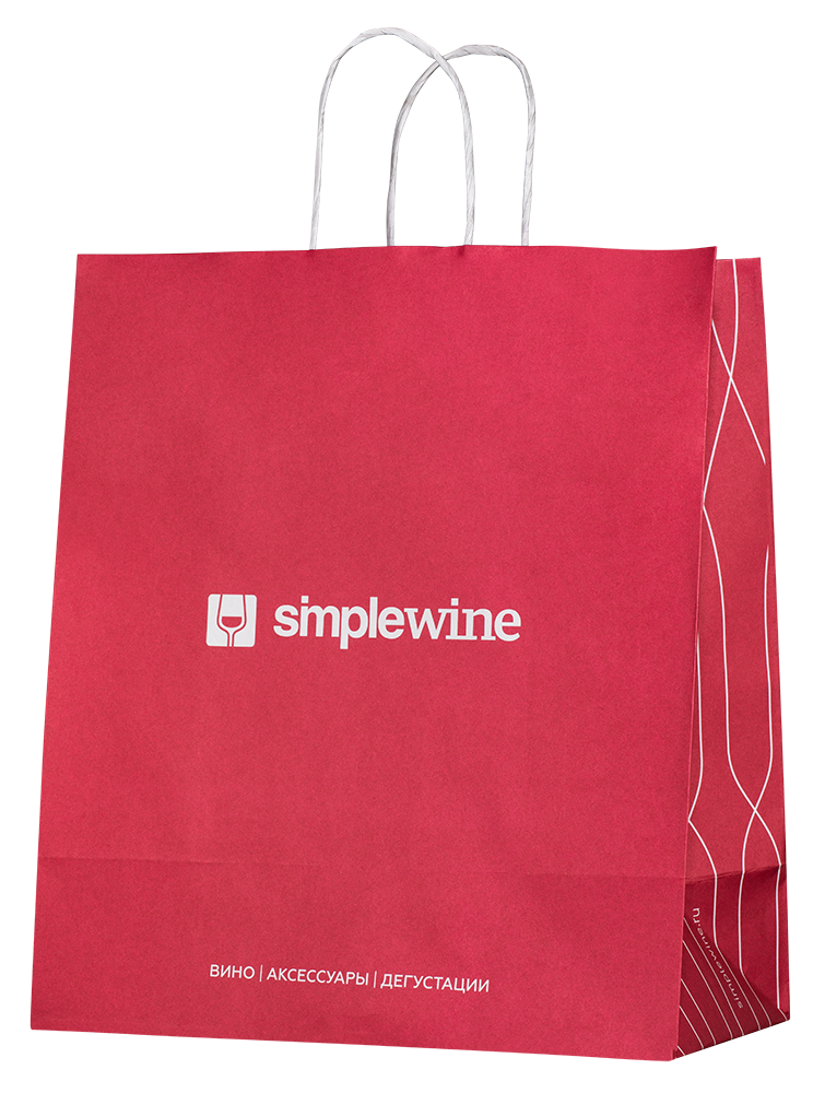 Крафт-пакет для 2-х бутылок, (158795), Россия, Крафт пакет 350*320*150мм для 2-3х бутылок, цена 45 рублей
