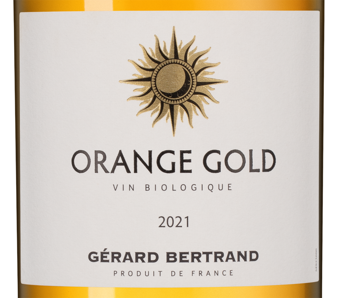 Вино Orange Gold, Gerard Bertrand, 2021, (139669), Франция, Лангедок-Руссильон, белое, сухое, 0.75 л, Оранж Голд, цена 4990 рублей