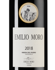 Вино Emilio Moro, (123774), красное сухое, 2018 г., 0.75 л, Эмилио Моро цена 5490 рублей