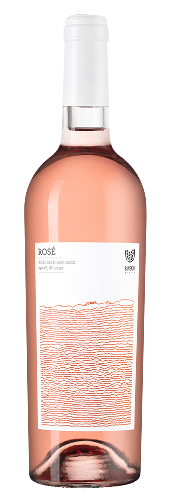 Вино Rose Binekhi, 2022, (142046), Грузия, розовое, полусухое, 0.75 л, Розе Бинехи, цена 2290 рублей