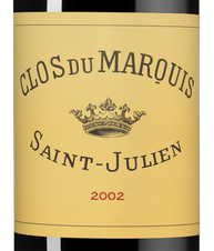 Вино Clos du Marquis, (131569), красное сухое, 2002 г., 1.5 л, Кло дю Марки цена 37990 рублей