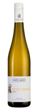 Вино Hans Baer Pinot Grigio, (129204), белое полусухое, 2018 г., 0.75 л, Ханс Баер Пино Гриджо цена 1190 рублей