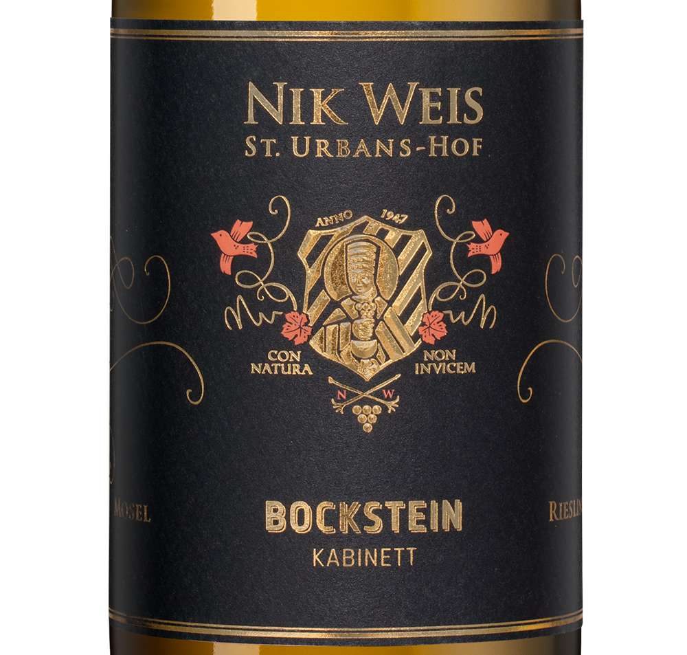 Вино Riesling Bockstein Kabinett, Nik Weis St. Urbans-Hof, 2024, (160480), Германия, Мозель, белое, полусладкое, 0.75 л, Рислинг Бокштайн Кабинетт, цена 4868 рублей