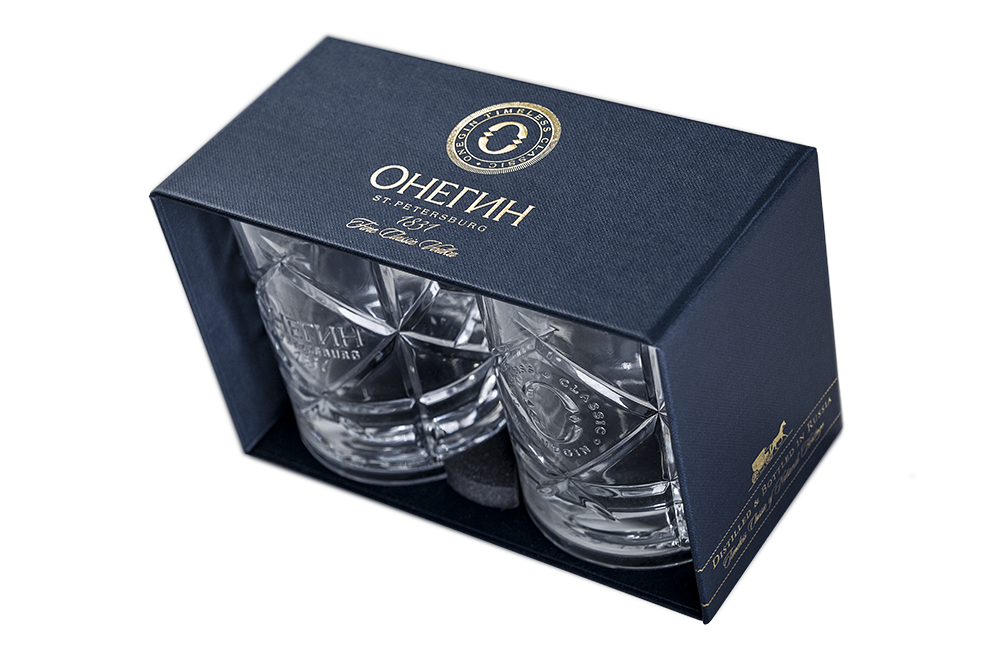 Подарочный набор Онегин из 2-х бокалов, (116265), Китай, Подарочный набор с двумя бокалами Онегин, цена 990 рублей