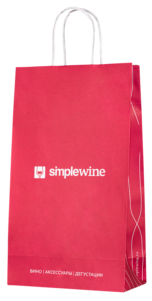 Крафт-пакет для 1-ой бутылки, (158794), Россия, Крафт пакет 370*220*100 мм для 1-2 бутылок, цена 35 рублей