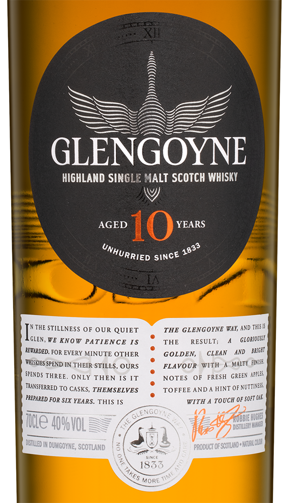 Виски Glengoyne Aged 10 Years в подарочной упаковке, (155344), Шотландия, Хайленд, 0.7 л, Гленгойн 10 лет, цена 8990 рублей