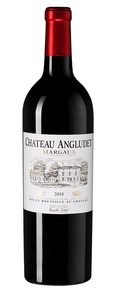 Вино Chateau Angludet (Margaux), 2010, (148507), Франция, Бордо, красное, сухое, 0.75 л, Шато Англюде, цена 21490 рублей