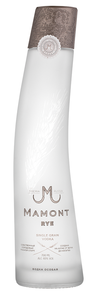 Водка Mamont Rye, (154756), Россия, Алтайский край, 0.7 л, Мамонт Ржаная, цена 1590 рублей