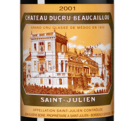 Вино 2001 года урожая Chateau Ducru-Beaucaillou