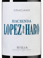 Вино Hacienda Lopez de Haro Graciano, (137308), красное сухое, 2019 г., 0.75 л, Асьенда Лопес де Аро Грасиано цена 2290 рублей