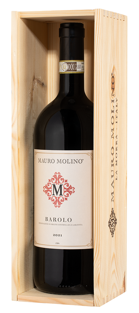 Вино Barolo в подарочной упаковке, Mauro Molino, 2021, 1.5л, (154052), Италия, Пьемонт, красное, сухое, 1.5 л, Бароло, цена 27490 рублей