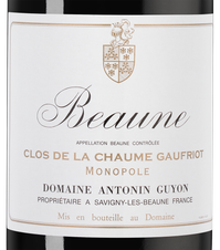Вино Beaune Clos de la Chaume Gaufriot, (140770), красное сухое, 2019 г., 0.75 л, Бон Кло де ля Шом Гофрио цена 12490 рублей