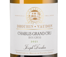 Вино Chablis Grand Cru Bougros, (118466), белое сухое, 2021 г., 0.75 л, Шабли Гран Крю Бугро цена 27490 рублей