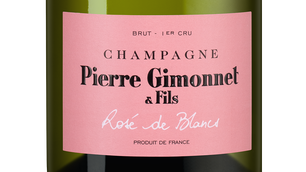 Розовое игристое вино и шампанское Rose de Blancs Premier Cru Brut