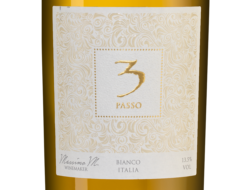 Вино Tre Passo Bianco, Cielo, 2023, (149159), Италия, белое, полусухое, 0.75 л, Тре Пассо Бьянко, цена 2490 рублей