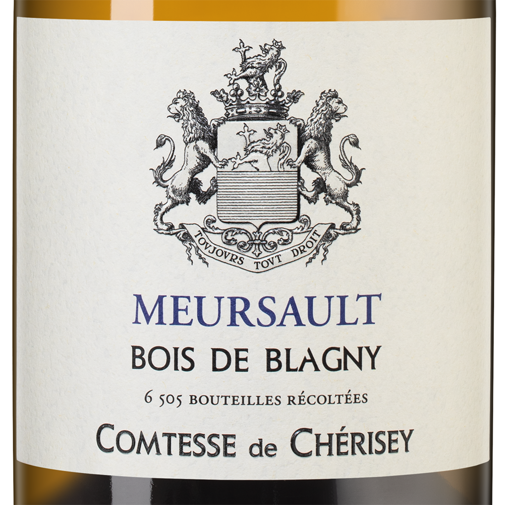 Вино Meursault Bois de Blagny, Domaine Comtesse de Cherisey, 2019, (154350), Франция, Бургундия, белое, сухое, 0.75 л, Мерсо Буа де Бланьи, цена 34990 рублей