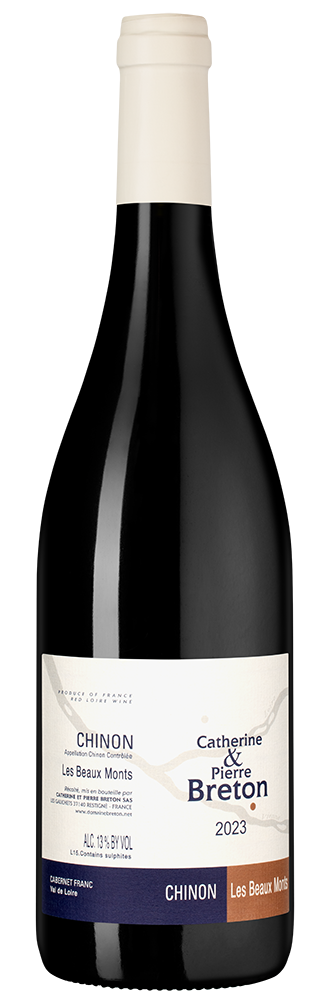 Вино Les Beaux Monts, Catherine & Pierre Breton, 2023, (152595), Франция, Долина Луары, красное, сухое, 0.75 л, Ле Бо Мон, цена 7990 рублей