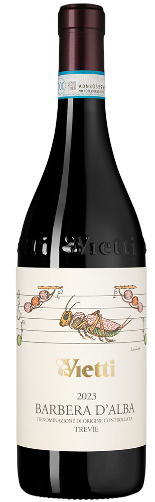 Вино Barbera d'Alba Trevie, Vietti, 2023, (157056), Италия, Пьемонт, красное, сухое, 0.75 л, Барбера д'Альба Тревие, цена 6990 рублей