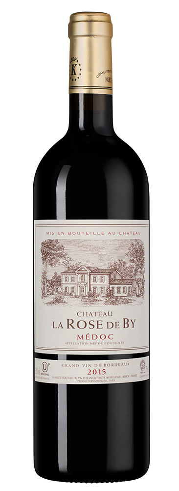 Вино Chateau La Rose de By, Chateau Rollan de By, 2015, (133804), Франция, Бордо, красное, сухое, 0.75 л, Шато Ля Роз де Би, цена 5790 рублей