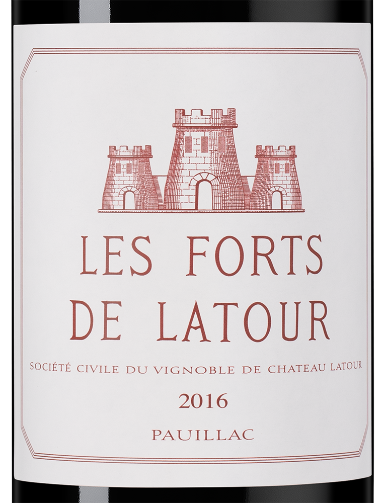 Вино Les Forts de Latour (Pauillac), Chateau Latour, 2016, (148857), Франция, Бордо, красное, сухое, 0.75 л, Ле Фор де Латур, цена 83490 рублей