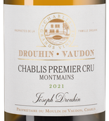Вино с яблочным вкусом Chablis Premier Cru Montmains