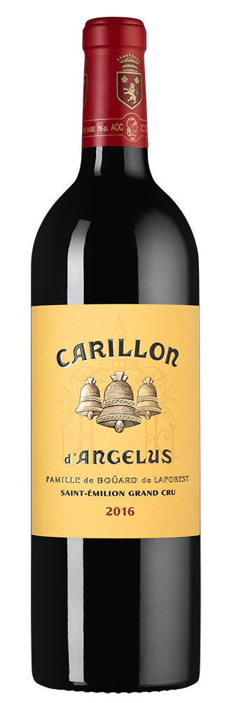 Вино Le Carillon d'Angelus (Saint-Emilion), Chateau Angelus, 2016, (148671), Франция, Бордо, красное, сухое, 0.75 л, Ле Карийон д'Анжелюс, цена 41490 рублей