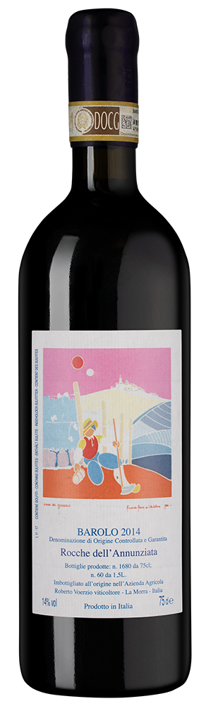 Вино Barolo Rocche dell'Annunziata, Roberto Voerzio, 2014, (158059), Италия, Пьемонт, красное, сухое, 0.75 л, Бароло Рокке дель'Аннунциата, цена 107490 рублей