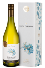 Вино Carolina Reserva Chardonnay, (124633), gift box в подарочной упаковке, белое сухое, 2019 г., 0.75 л, Каролина Ресерва Шардоне цена 1490 рублей